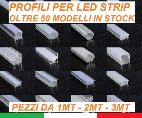 Profilo alluminio 3m per - profilo,