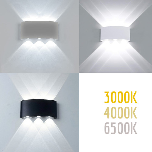 Applique led esterno - applique, doppia